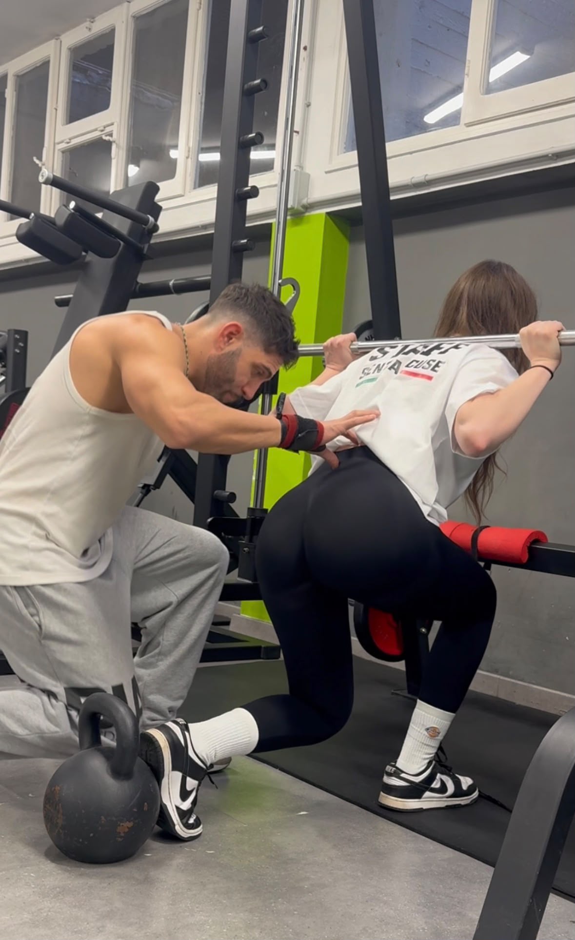 Setup dello squat corretto passo per passo